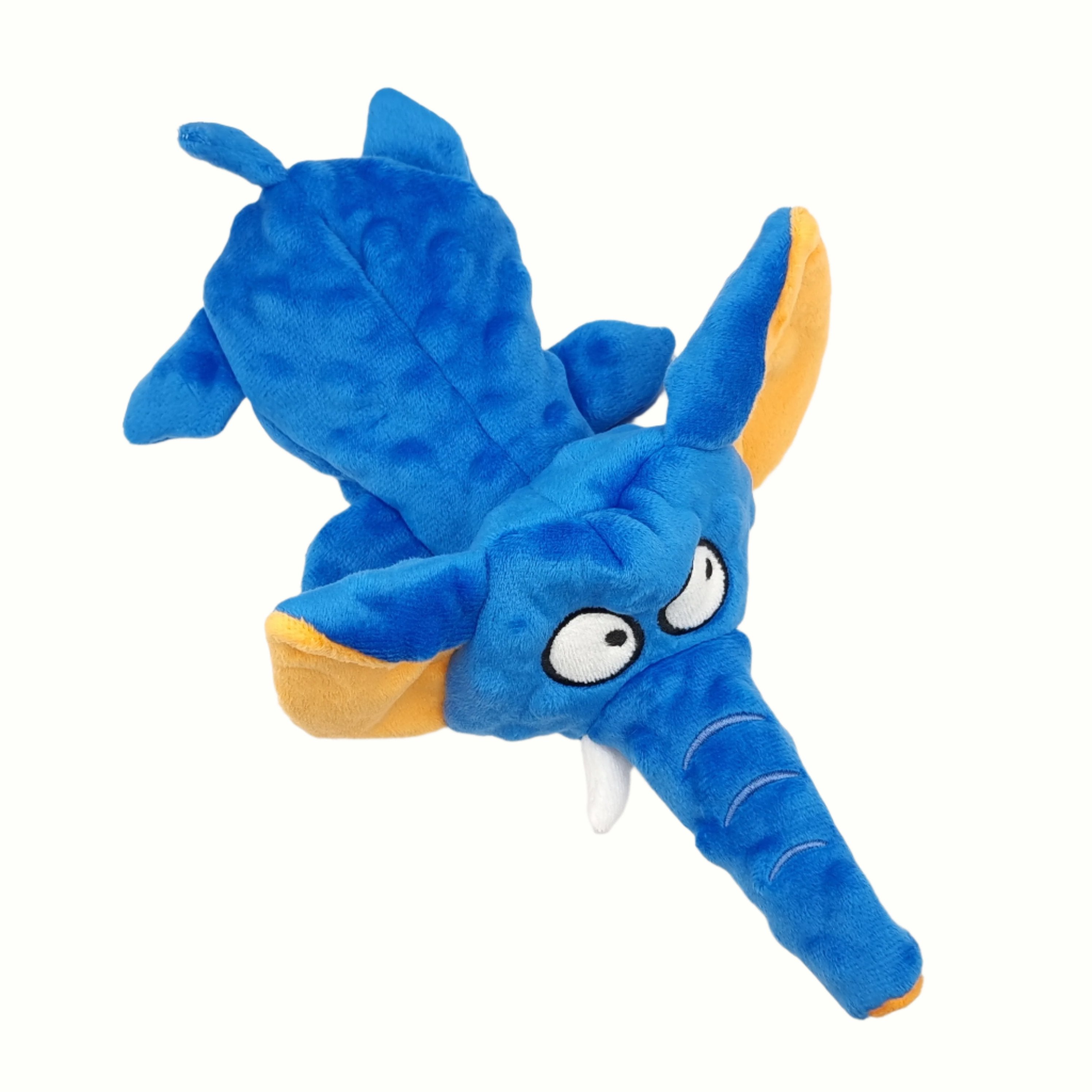 Elephant plush squeaky dog toy, cute and fun for playtime