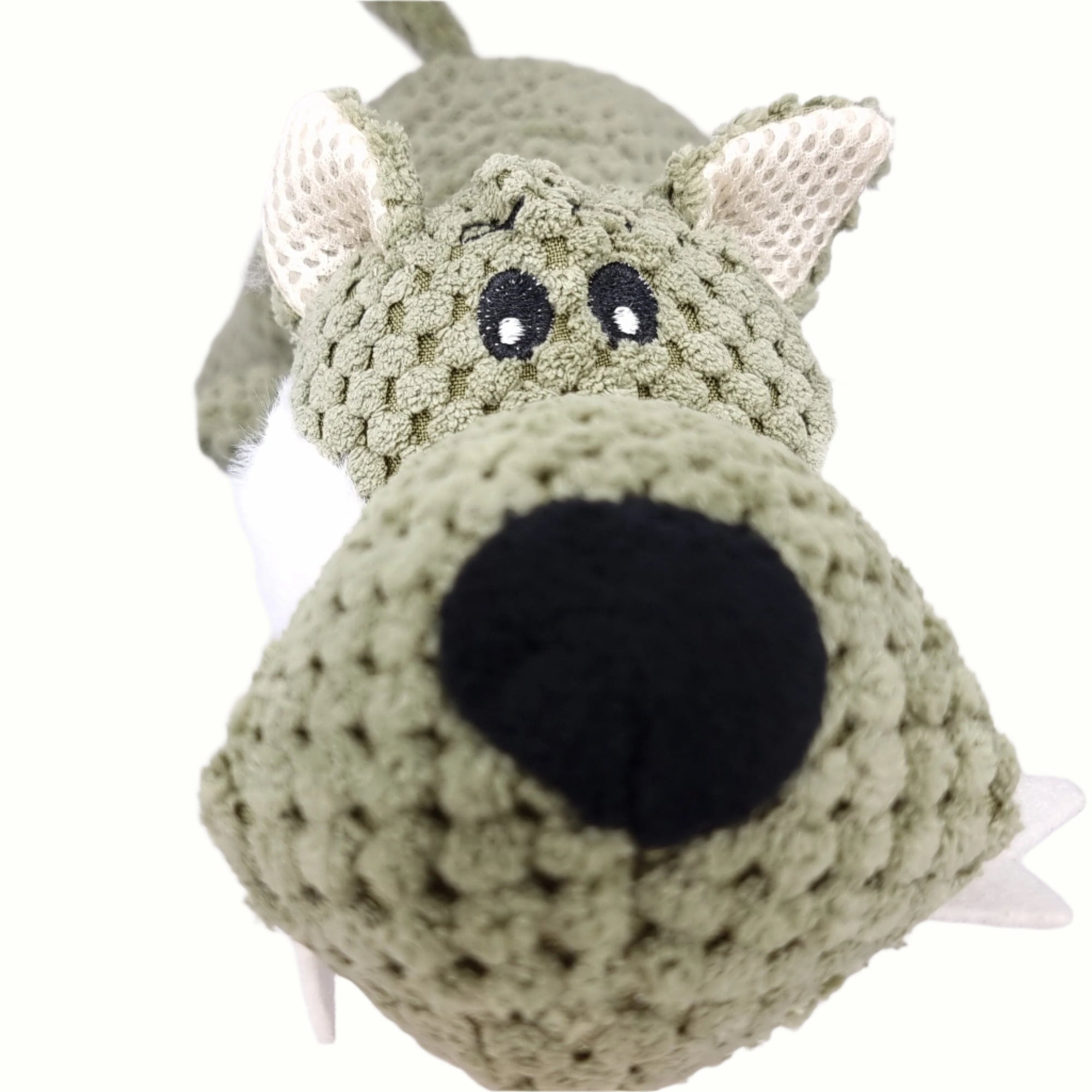 Wolf Squeaker Dog Toy