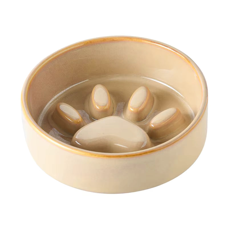 bone slow feed dog bowl anti gulp bowl