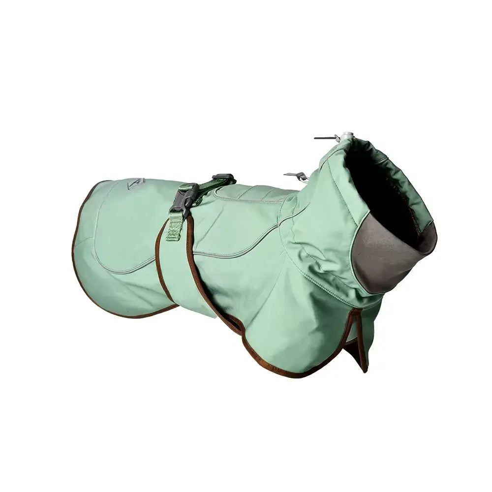 olive dog rain jacket waterproof dog coat