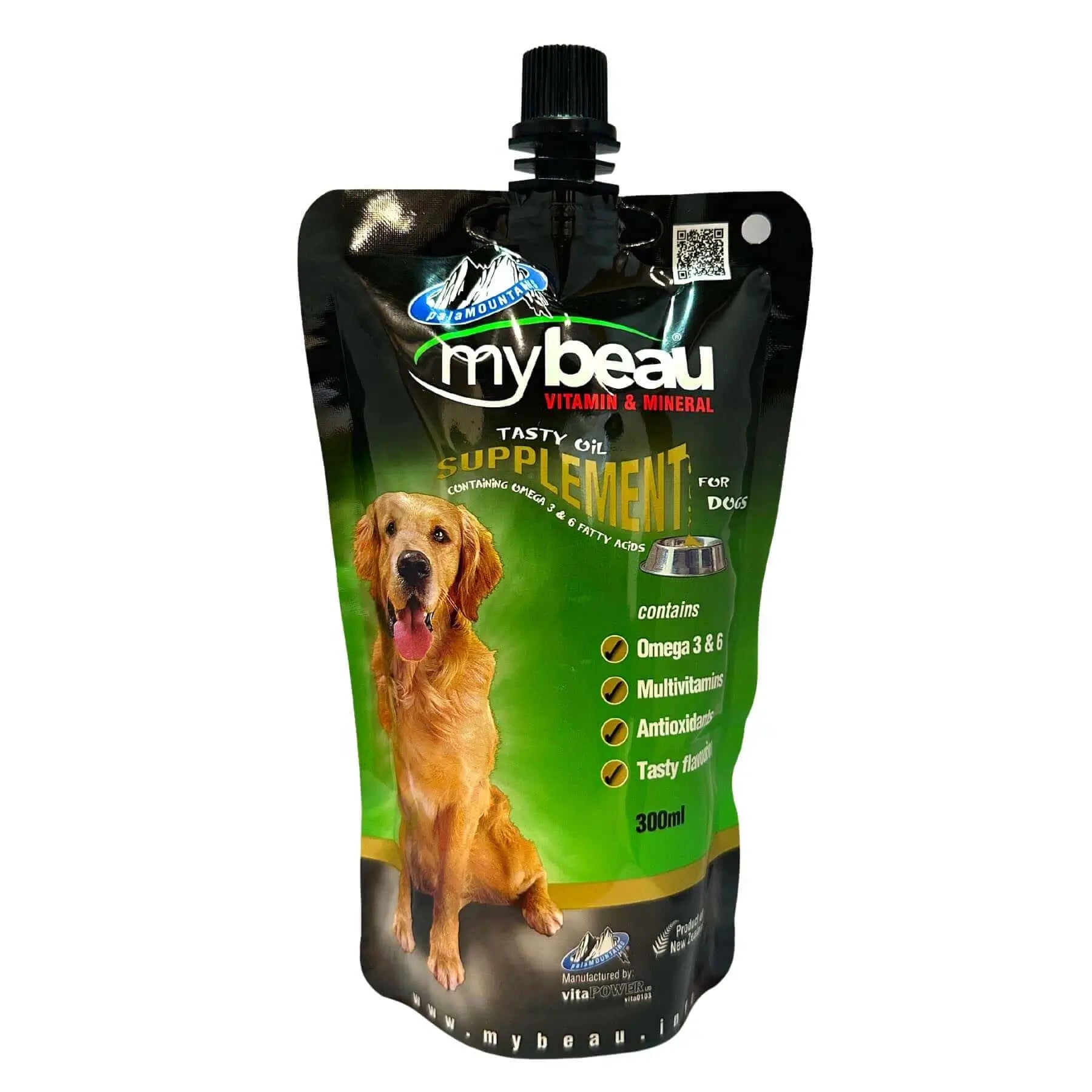 MyBeau Dog Vitamin & Mineral Supplement, boosting immunity and supporting overall dog health with essential nutrients and vitamins