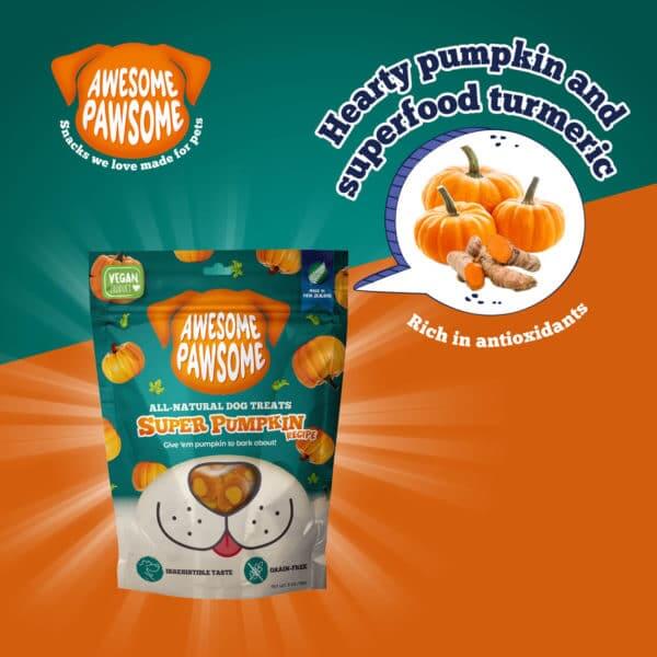Healthy Awesome Pawsome Super Pumpkin Treats for Dogs