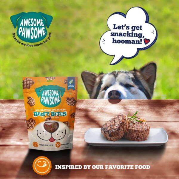 Delicious Awesome Pawsome Beefy Bites – Protein-Packed Dog Treats