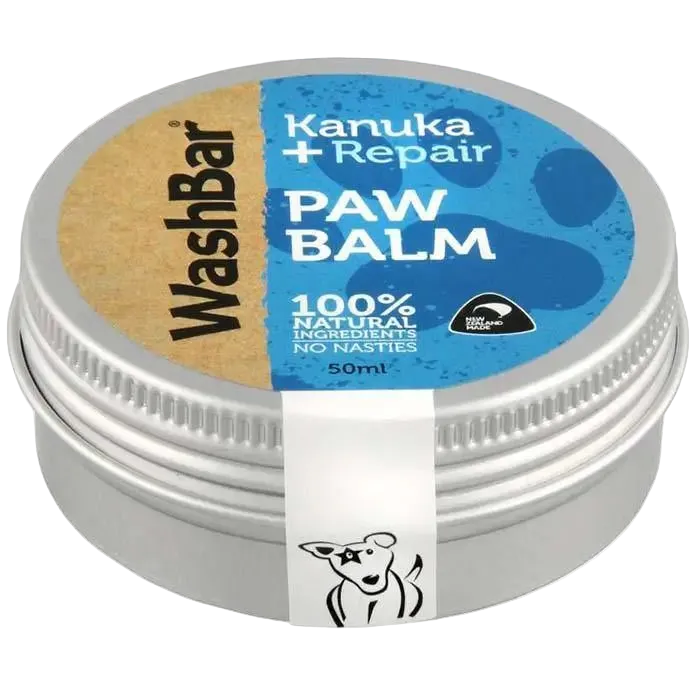 WashBar Kanuka+Repair Paw Balm – 100% Natural Paw Protection for Dogs