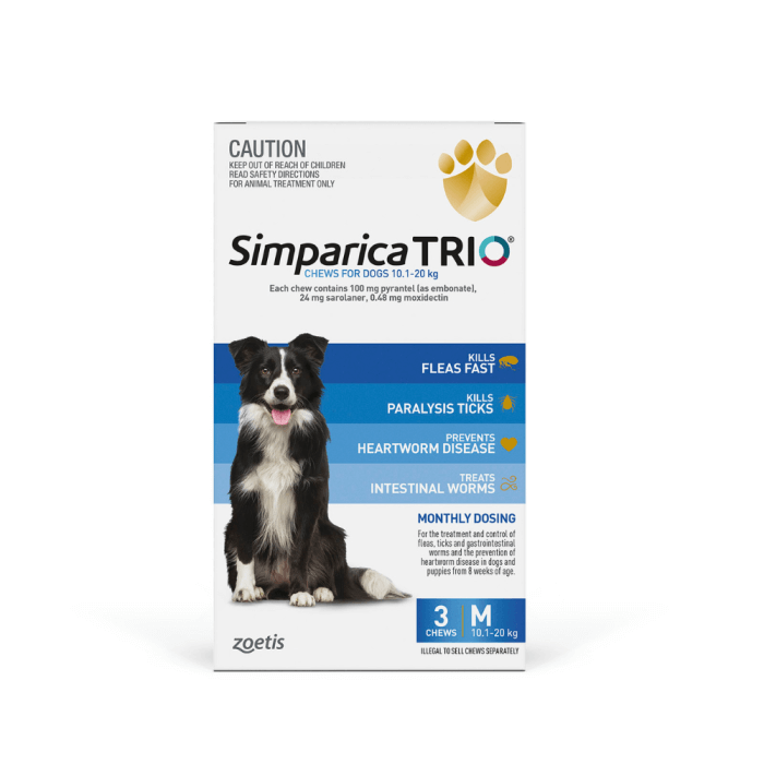 Simparica trio without vet prescription